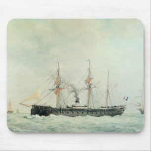The French Battleship, 'La Gloire', 1880 Mouse Mat