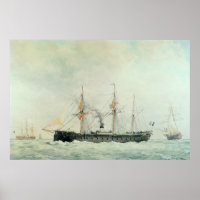 The French Battleship, 'La Gloire', 1880