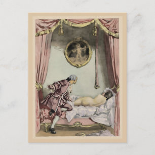 The French Bed  ~ Postcard / Invitations