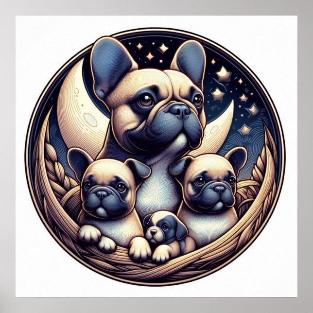 The French Bulldog, Companion Dog Poster (Front)