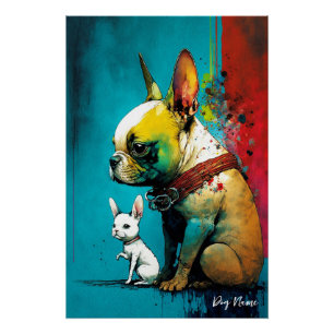 The French Bulldog - Composition 004 Poster