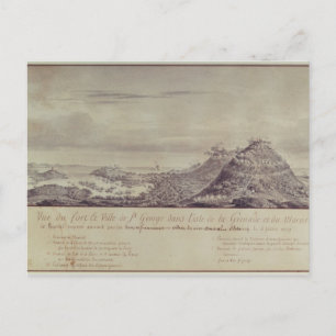 The French Capture Grenada, 1779 Postcard