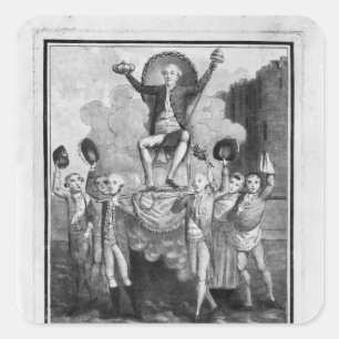 The French Constitution Square Sticker