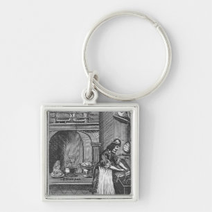 'The French Cook' by La Varenne Key Ring
