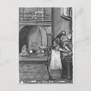 'The French Cook' by La Varenne Postcard