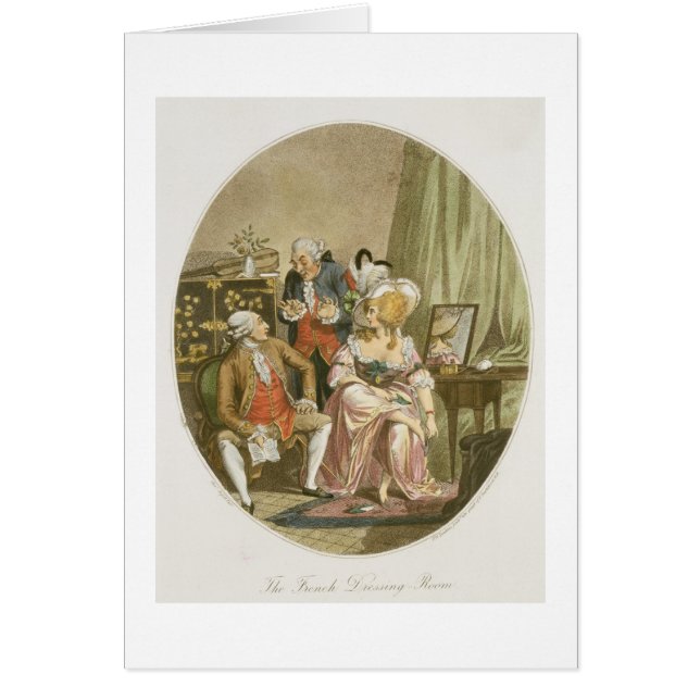 The French Dressing Room, engraved by P.W. Tomkins (Front)