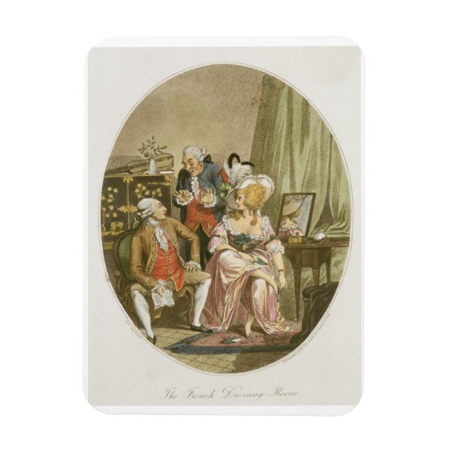 The French Dressing Room, engraved by P.W. Tomkins Magnet (Vertical)