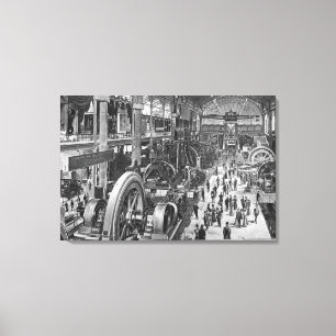 The French Electrical Machinery Gallery Canvas Print