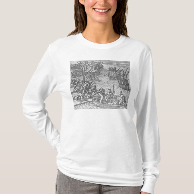 The French Fleet Plundering T-Shirt (Front)