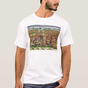 The French Help the Indians in Battle T-Shirt