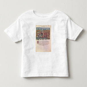 The French Help the Indians in Battle Toddler T-Shirt