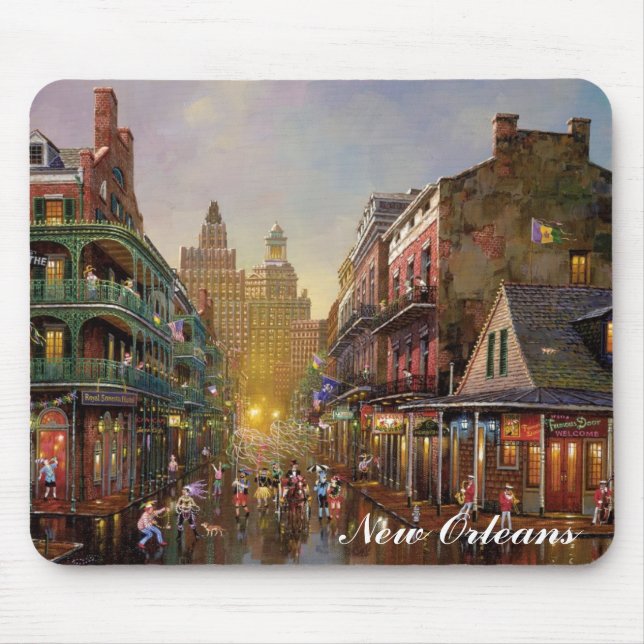 The French Quarter Mouse Mat (Front)