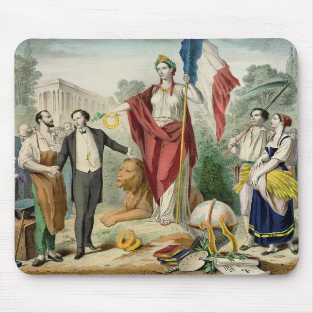 The French Republic Mouse Mat (Front)