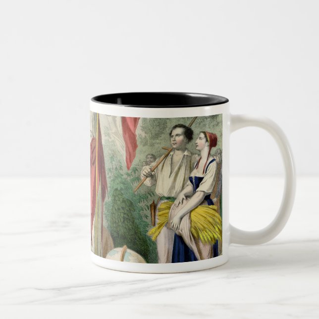 The French Republic Two-Tone Coffee Mug (Right)