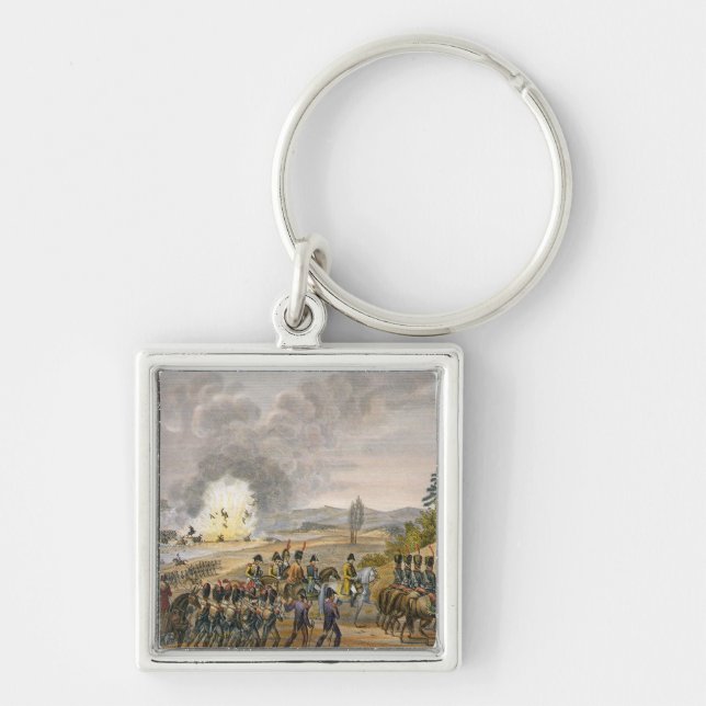 The French Retreat after the Battle of Leipzig, 19 Key Ring (Front)