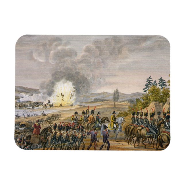 The French Retreat after the Battle of Leipzig, 19 Magnet (Horizontal)
