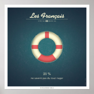 The French who cannot swim Poster