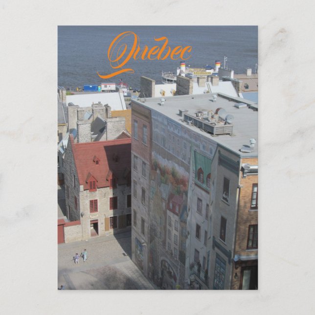 THE FRESCO QUEBECOIS POSTCARD (Front)