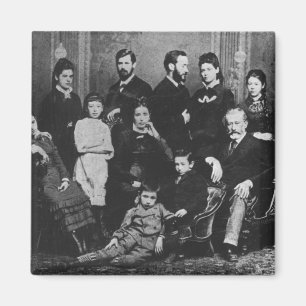 The Freud Family, c.1876 Magnet