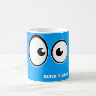 The friendliest tile around is ready for a drink! coffee mug