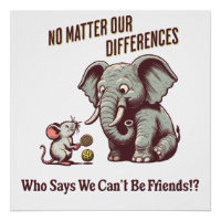 The Friendly Elephant and Mouse