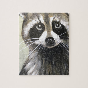 The Friendly Racoon Jigsaw Puzzle