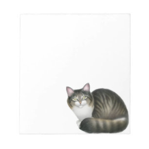 The Friendly Tabby Cat Notepad