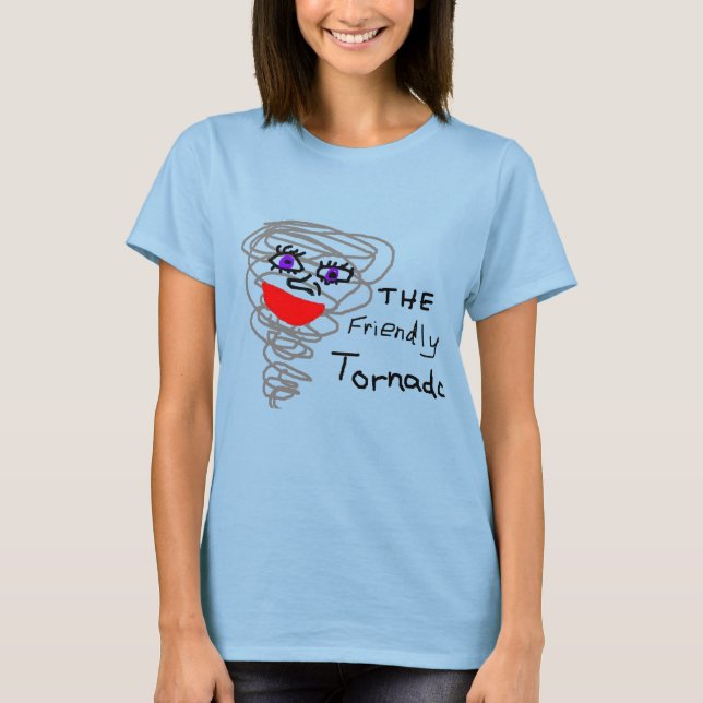 The Friendly Tornado - Customised T-Shirt (Front)