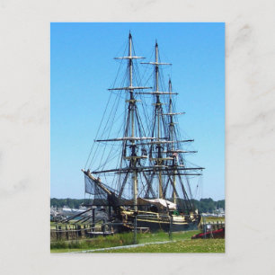 The Friendship of Salem, MA Postcard
