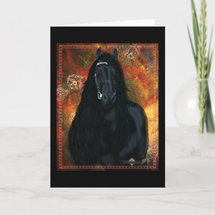 The Friesian - Greeting Card
