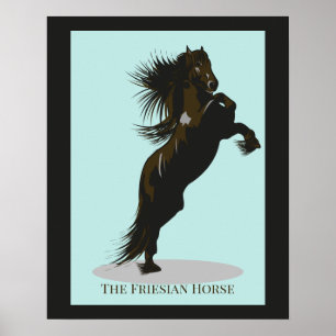 The Friesian Horse - Poster