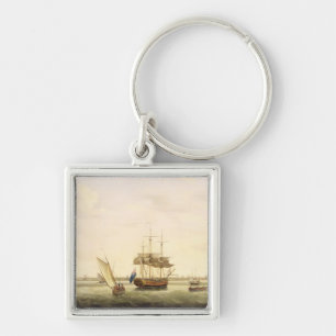 The Frigate 'Surprise' at Anchor off Great Yarmout Key Ring