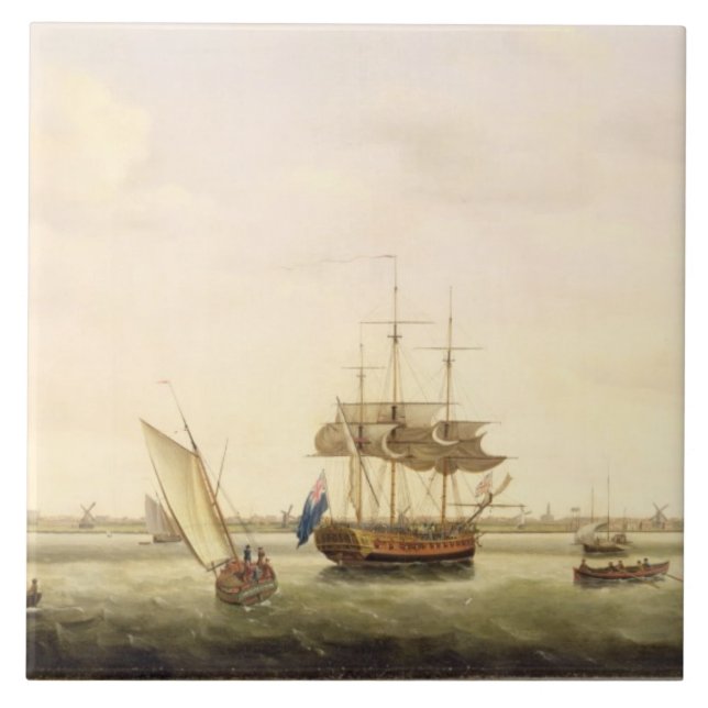 The Frigate 'Surprise' at Anchor off Great Yarmout Tile (Front)