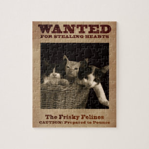 The Frisky Felines Jigsaw Puzzle