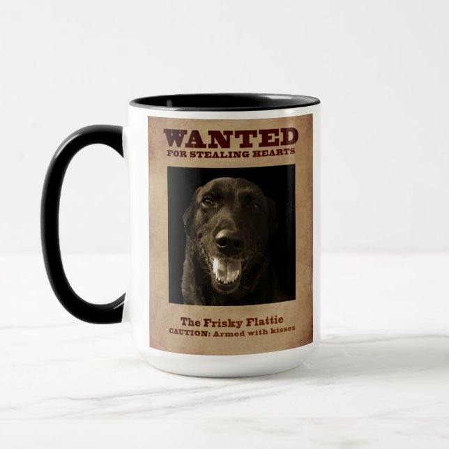 The Frisky Flattie Mug (Left)