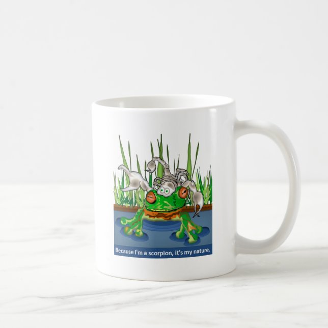 The Frog and Scorpion Coffee Mug (Right)