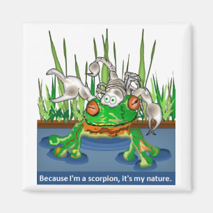 The Frog and Scorpion Magnet
