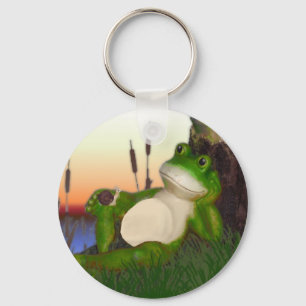 The Frog and the Snail Key Ring