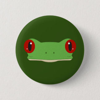 The Frog Face 6 Cm Round Badge