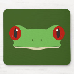 The Frog Face Mouse Mat