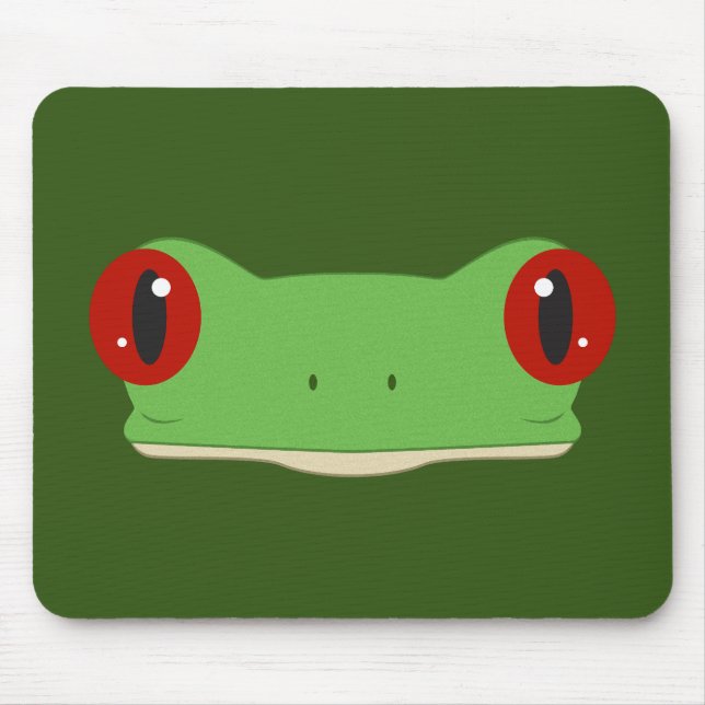 The Frog Face Mouse Mat (Front)