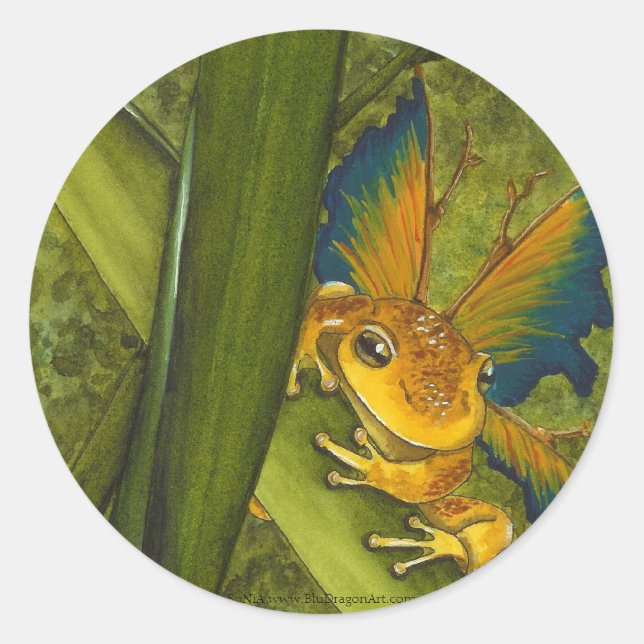 The Frog Faery Sticker (Front)