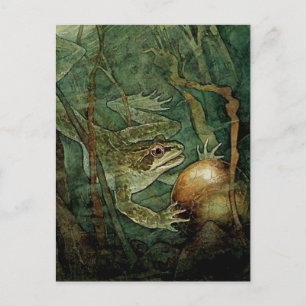“The Frog Prince and the Golden Ball” by Edmund Du Postcard