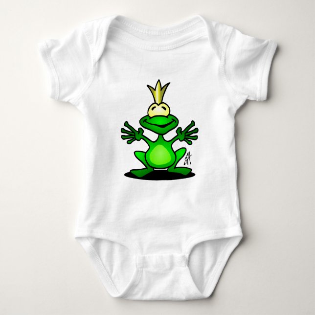 The Frog Prince Baby Bodysuit (Front)