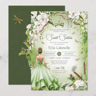 The Frog Prince Fairytale Princess Sweet 16 Invitation