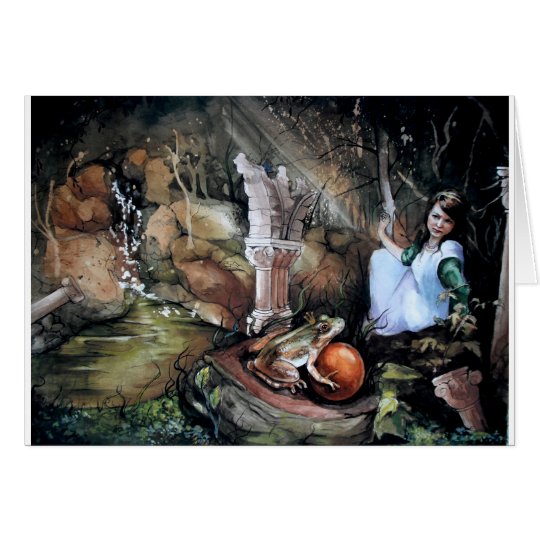 The Frog Prince, greeting card
