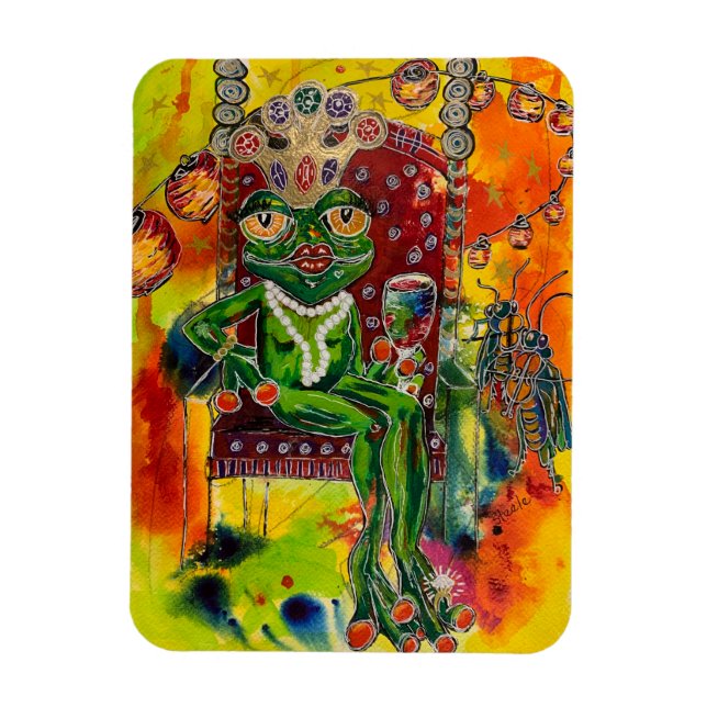The Frog Queen Magnet (Vertical)