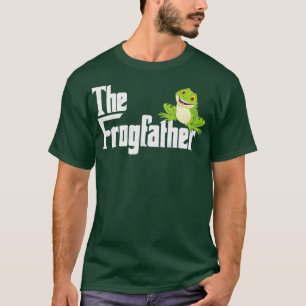 The Frogfater Frog Father Funny Frog Catcher Distr T-Shirt