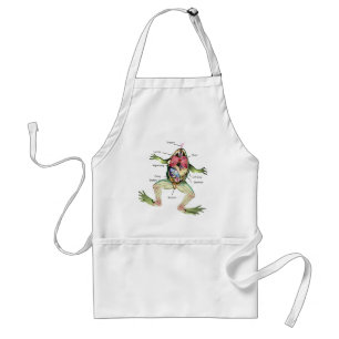 The Frog's Anatomy Illustration Standard Apron