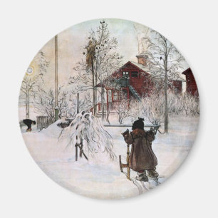 The Front Yard and Wash House in the Snow Magnet